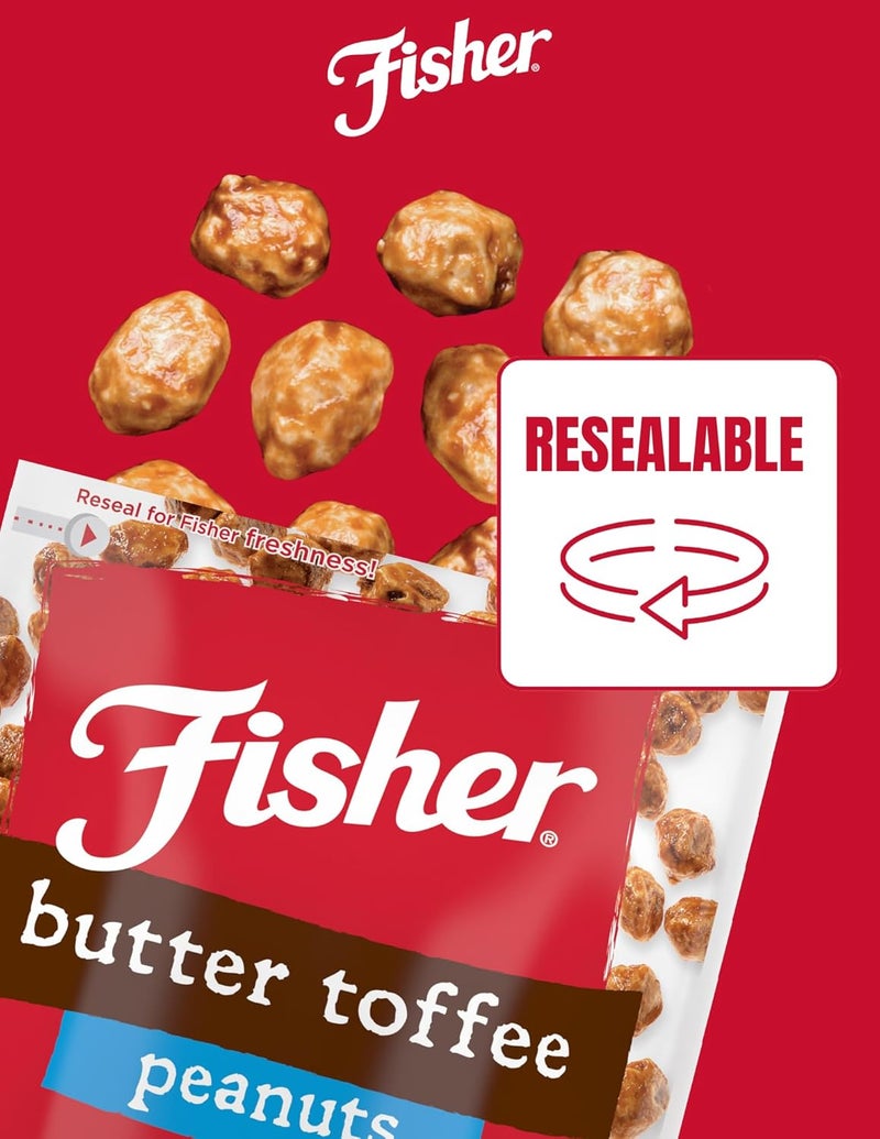Fisher Snack Butter Toffee Peanuts, 5.5 Ounces - No Artificial Colors or Flavors - Image 4