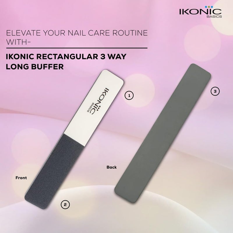 Ikonic Basics Rectangular 3 Way long Buffer IKB 721K - Image 3