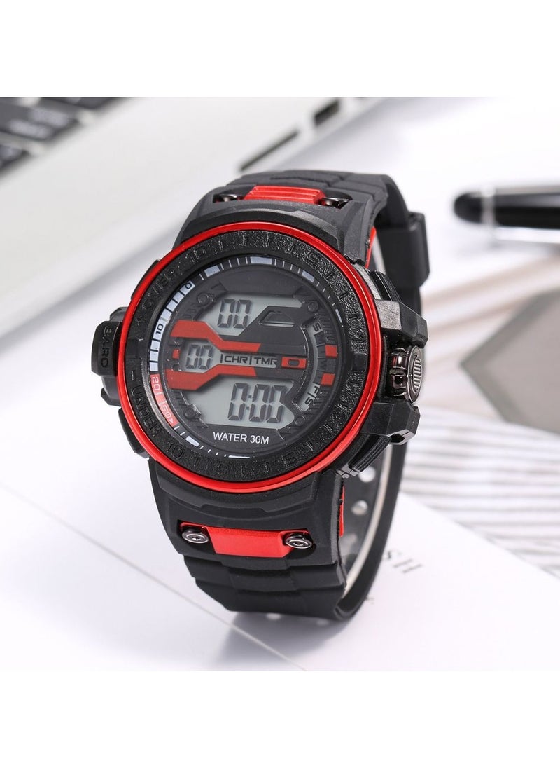 Generic - Boys' Swimming Sports Watch Shock Resistant Shockproof Multifunctional Electronic Watch - Image 1