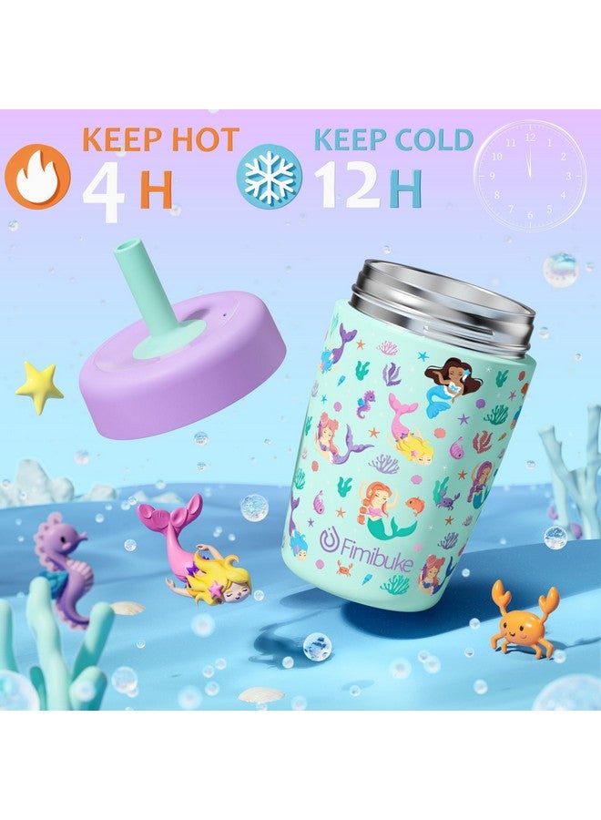 Fimibuke Kids & Toddler Cups Spill Proof, 12 OZ Insulated Sippy Cups for Toddlers Boys Girls, BPA-Free Toddler Straw Tumbler, Stainless Steel Kids Water Bottle with Twist Lids & Silicone Straw, 1 Pack - Image 3