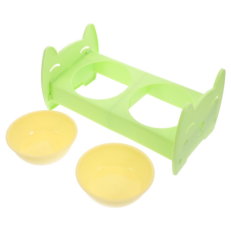 Stainless Steel Cat Bowl Pet Double Feeder Bowl For Cats And Dogs Anti- Outdoor Cats Pet Food And Water Bowl Multi-Purpose Pet Feeding Utensil - Image 3