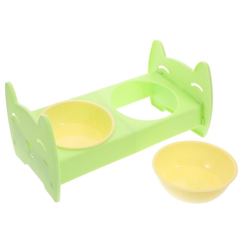Stainless Steel Cat Bowl Pet Double Feeder Bowl For Cats And Dogs Anti- Outdoor Cats Pet Food And Water Bowl Multi-Purpose Pet Feeding Utensil - Image 1