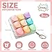 Sumgsn 2 Pcs Keyboard Fidget Toy 9 Keys Cute Clicker Keyboard Fidget for Adults Relieve Stress and Anxiety Decompression Keyboard Fidget Keychain - Image 4