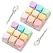 Sumgsn 2 Pcs Keyboard Fidget Toy 9 Keys Cute Clicker Keyboard Fidget for Adults Relieve Stress and Anxiety Decompression Keyboard Fidget Keychain - Image 2
