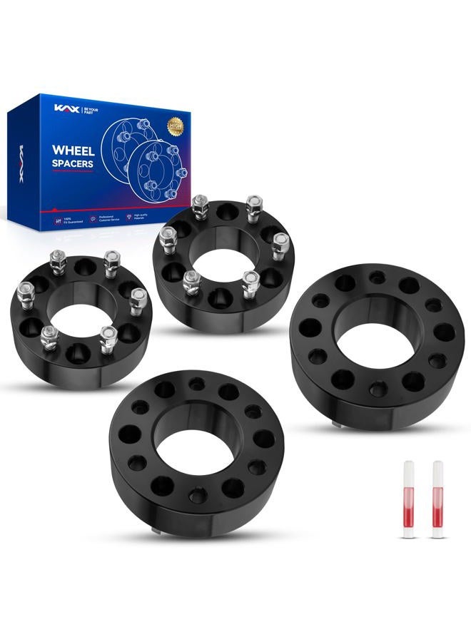 KAX 6x135mm Wheel Spacers,Forged 2 inch 6 Lug Centric Wheel Spacer with M14x2 Studs 87.1mm Hub Bore,fit for F-150,Expedition,Navigator,Mark LT,4pcs - Image 1