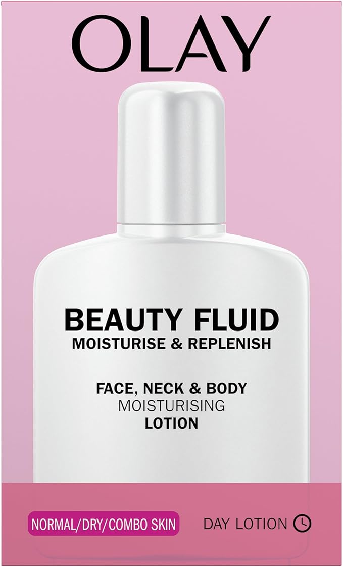 Olay Olay Beauty Fluid Moisturise Replenish Face Neck And Body Lotion For Silky Soft And Smooth Skin200ml - Image 1
