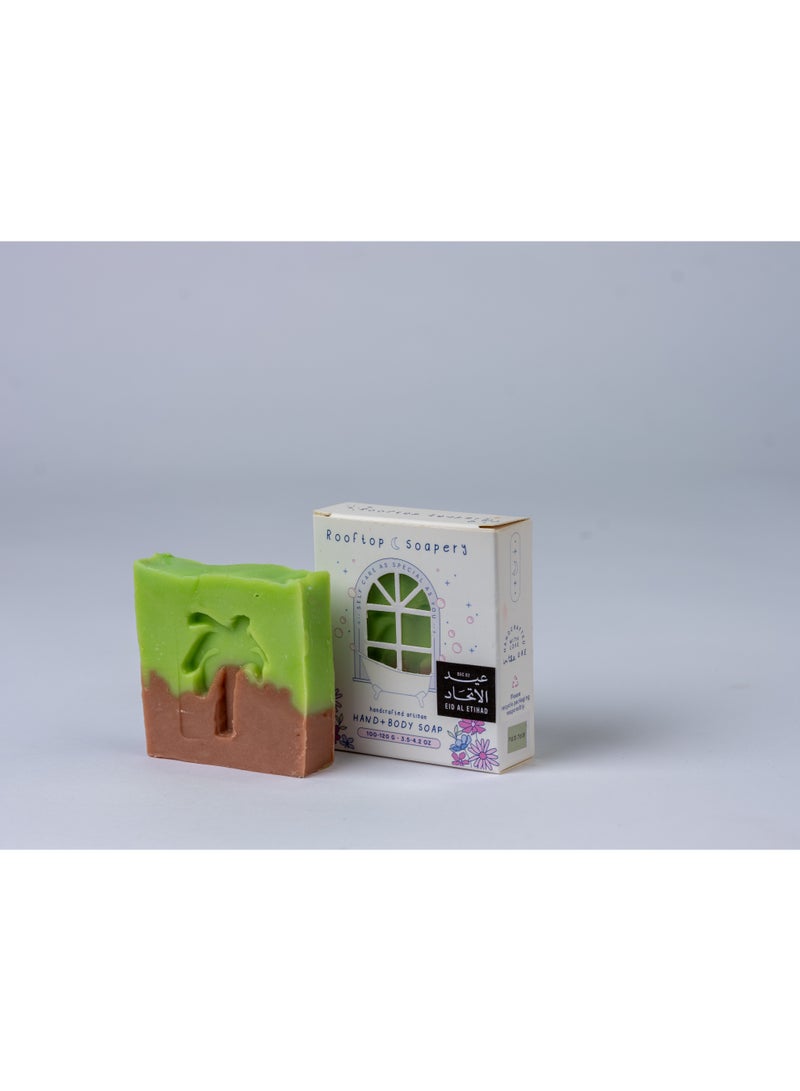 Eid Al Etihad United x Rooftop Soapery -The Palm tree -Soap Bar - Image 1
