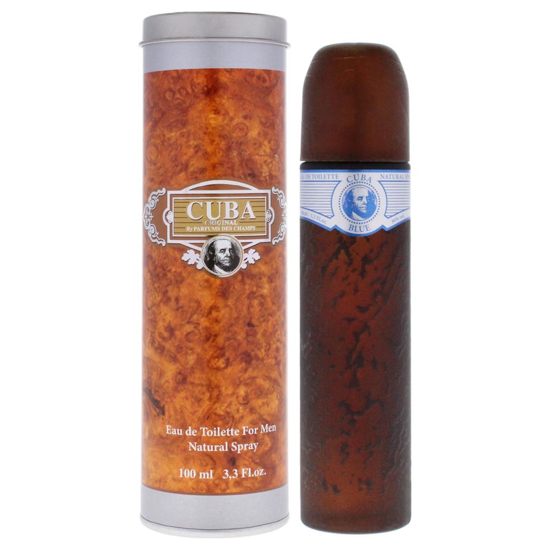 Cuba Blue by Cuba for Men - 3.4 Ounce EDT Spray - Image 1