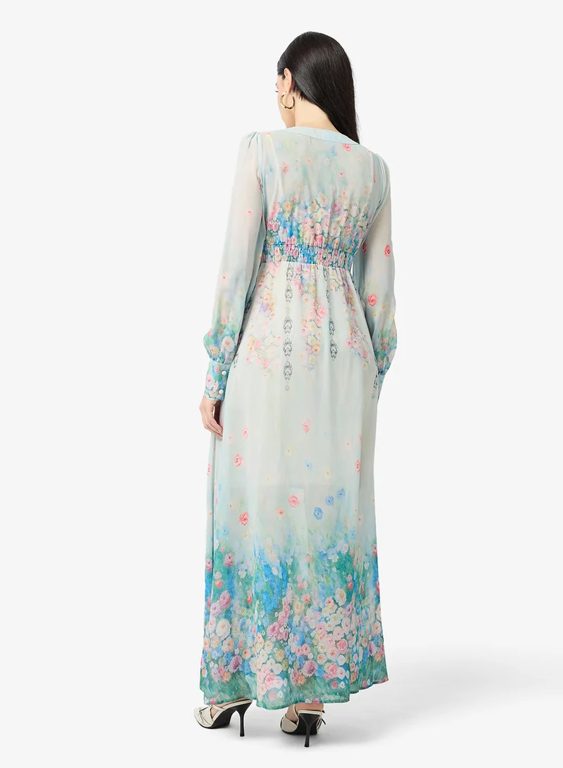 ELLA Abstract Print Dress