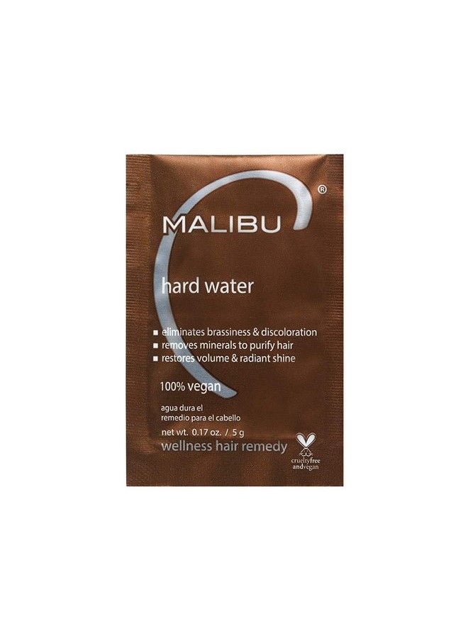 Malibu C علاج الشعر بالماء العسر - علاج نباتي للشعر للتخلص من اللون النحاسي وتراكم المعادن - يحتوي على فيتامين سي - يعيد حجم الجسم ولمعانه المشع (عبوة واحدة)  - Image 1