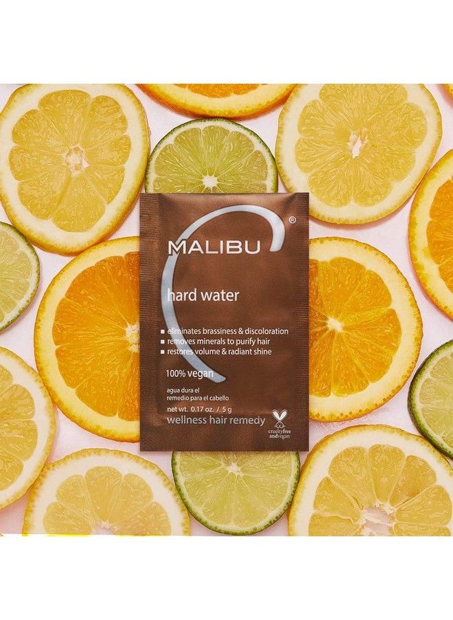 Malibu C علاج الشعر بالماء العسر - علاج نباتي للشعر للتخلص من اللون النحاسي وتراكم المعادن - يحتوي على فيتامين سي - يعيد حجم الجسم ولمعانه المشع (عبوة واحدة)  - Image 3