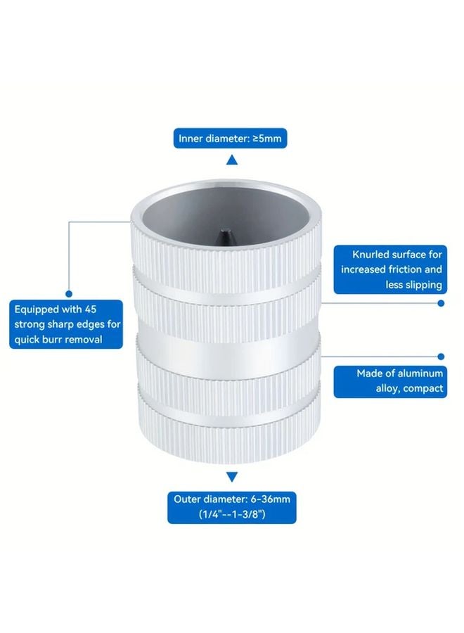 Boltave Dual Ended Pipe Reamer Deburring Tool 1 4 To 1 3 8 Inch High Strength Metal - Image 4