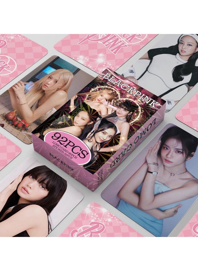 EHOME 92Pcs Blackpink Lomo Card And Sticker  - Image 1