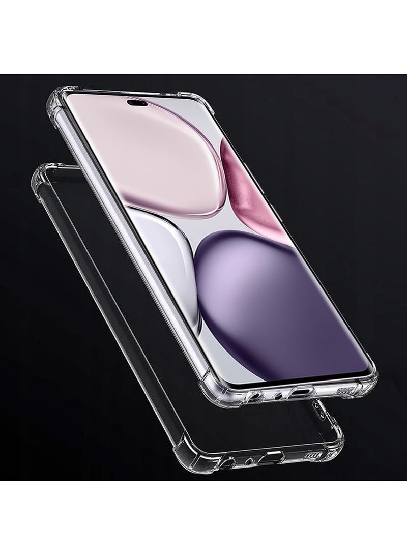 Techie غطاء حماية زوايا TPU لهاتف Honor X9c / X60 Pro 5G مع حماية عدسة الكاميرا وغطاء خلفي شفاف - Image 4