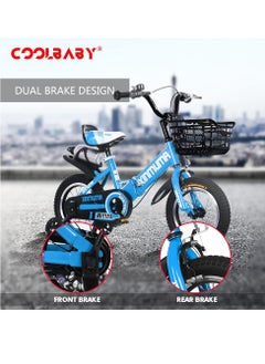 Cool Baby Children's Bike 12 Inch Kids Bike Boy Girl Bicycle 3-12 Years Old Riding Children's Bike Fashion Gift Cool Outdoor Bike  - Image 2