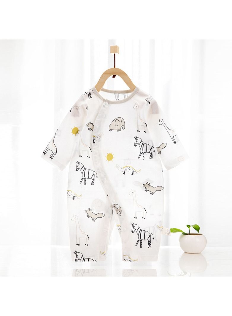 Baby Summer Cotton-thin Comfort Jumpsuit