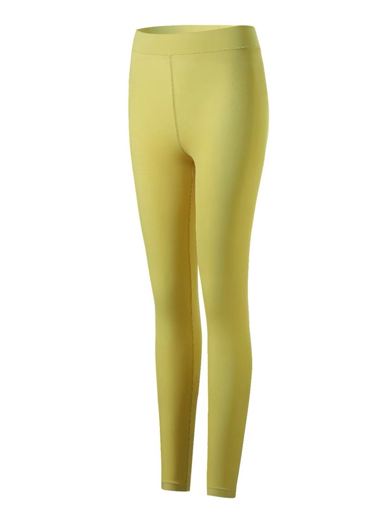 Autumn Pants Set Base Layer Upgraded Autumn Clothes Upgraded Version Ultra-Thin Winter Base Underwear Skin-Friendly Womens Tops Without Beauty Beige [pants]