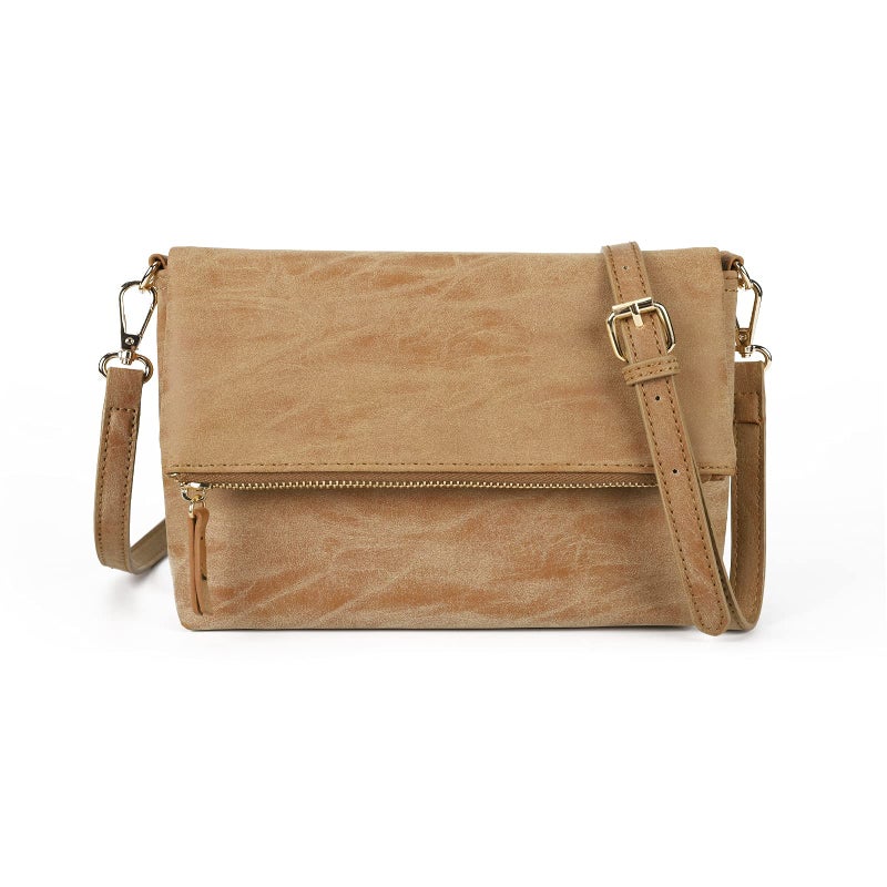 Gladdon Small Crossbody bags for Women Cross body Purse Shoulder Bag Light Brown - Image 1