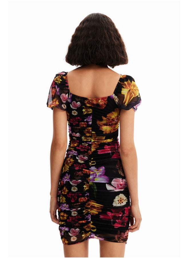 DESIGUAL - M. Christian Lacroix short ruched dress - Image 1