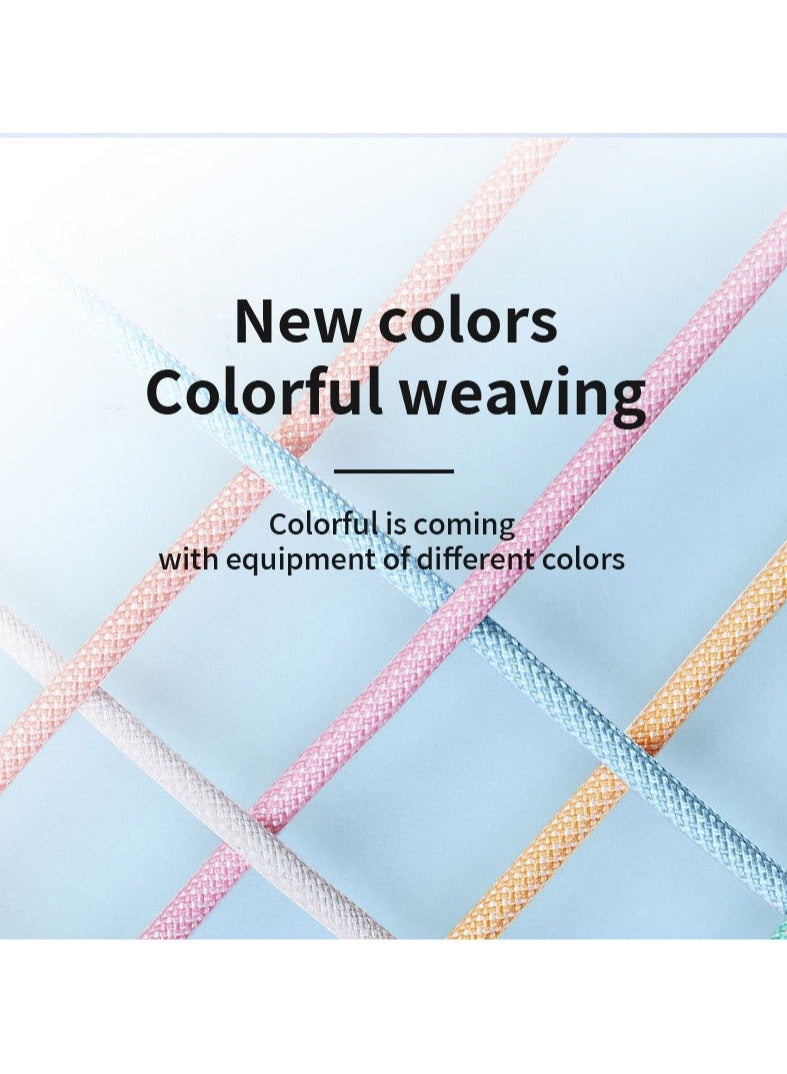 كبل بيانات الشحن السريع PD20w مجدول (ألوان عشوائية) - Image 3