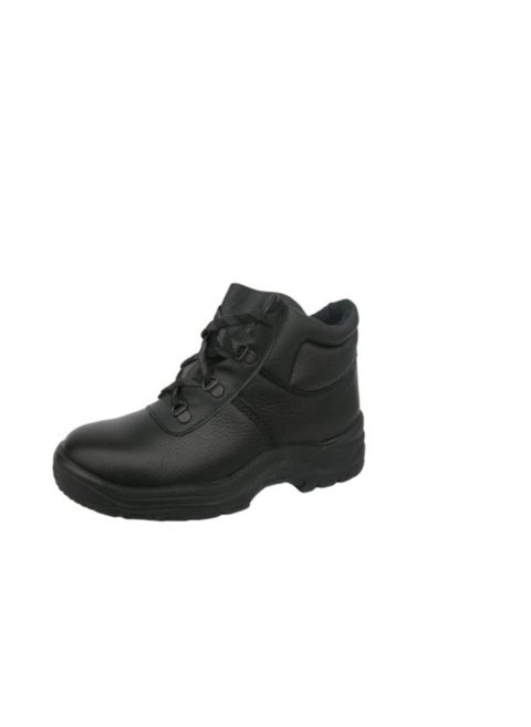 Leather High Ankle Safety Shoe