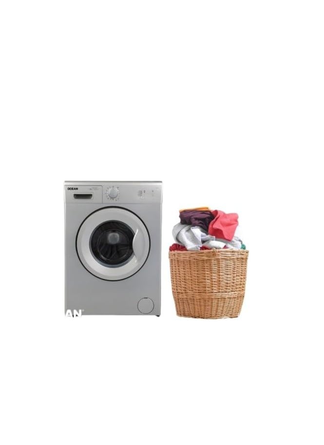 Ocean Ocean Front Load Washing Machine, 7 kg, 1000 RPM, 15 Programs, Country of Origin Turkey, Silver WFO1071WLS  - Image 2