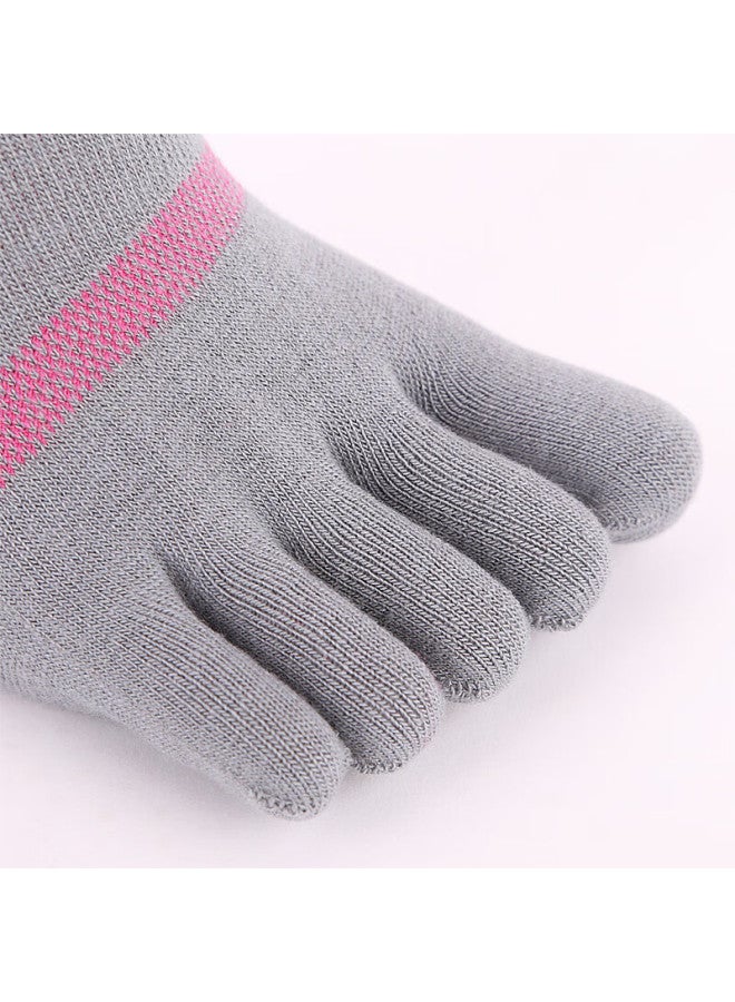 Tfo Quick-dry Five-toe Socks, Durable And Fast-drying Toe Socks For Sports And Running, 248, Women's Rose Red, Size M - Image 3