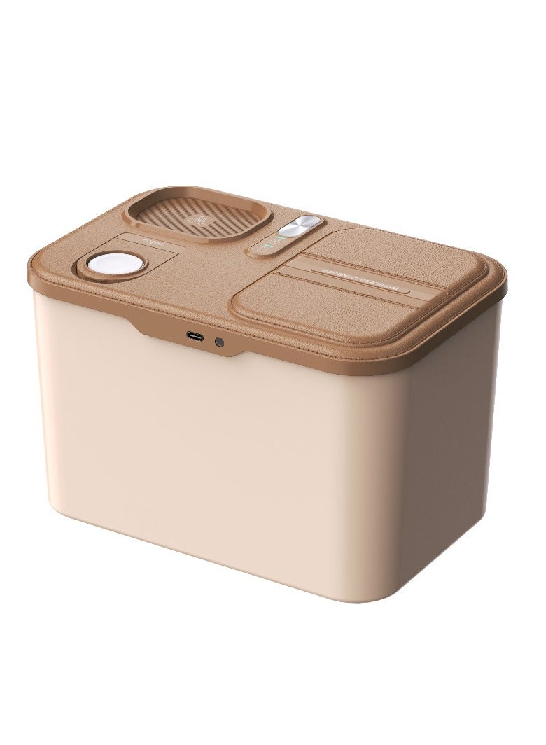 MOCOM 3-in-1 Charging Station for iPhone 17/16/15/14/13/12 Series, AirBuds Pro, and Apple Watch: Multifunctional Night Light with Tissue Storage Box - Image 2