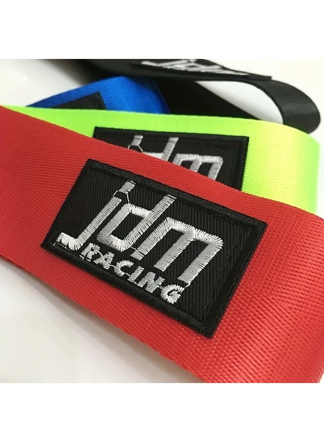 JDM Racing Tow Strap Universal High Quality Red Tow Hook Pull Bar No Screws Nuts - Image 4