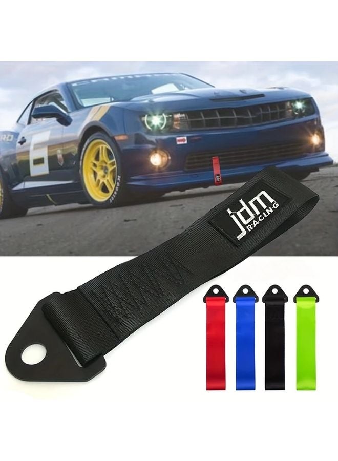 JDM Racing Tow Strap Universal High Quality Red Tow Hook Pull Bar No Screws Nuts - Image 2