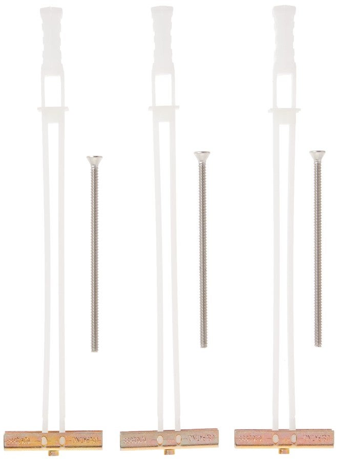DELTA FAUCET Liberty Hardware DF548 Hollow Wall Grab Bar Anchor (Toggle-Style), Multiple Finishes - Image 1