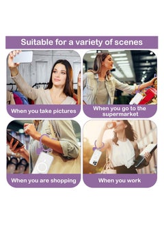 SYOSI Heart Loop Phone Lanyard with Key Chain Holder, Versatile & Comfortable Smartphone Wrist Strap, Ideal for Outdoor Activities, Compatible with Most Smartphones, 4packs Back Patch Included  - Image 5