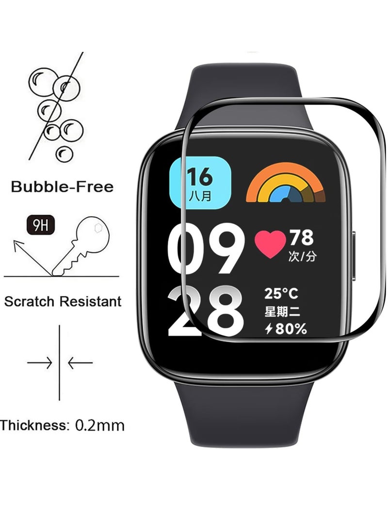 Generic Redmi Watch 3 Active Anti-Scratch HD Clear Soft Glass Film Screen Protector  - Image 2