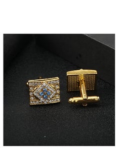 KUYING Crystal Cufflinks For Men Round Zirconia Cufflinks Business Cufflinks Jewelry  - Image 2