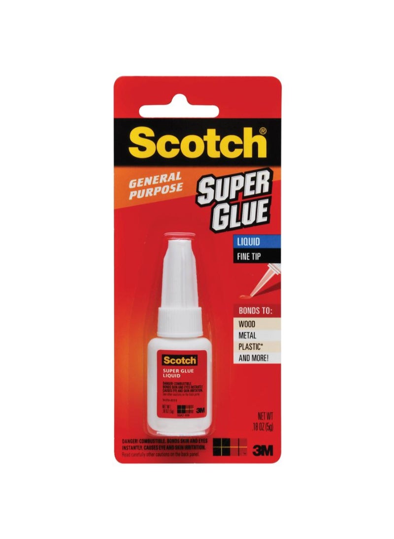 Scotch  3M Scotch General Purpose Liquid Super Glue Precision Applicator