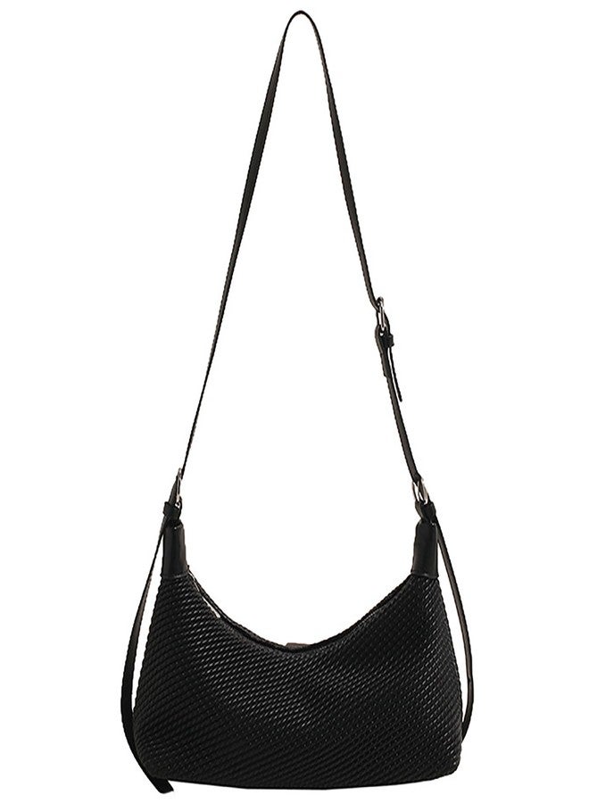 SIBY Texture Underarm Bags for Women's (Black) - Image 1