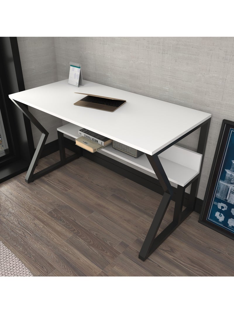 Decorotika Wake Computer Desk with a Metal Frame 120 cm | Work Table - Image 3