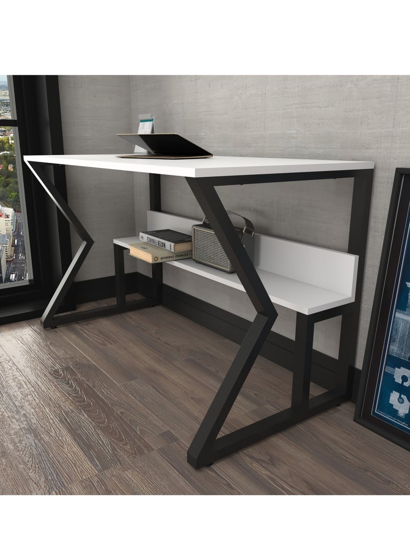 Decorotika Wake Computer Desk with a Metal Frame 120 cm | Work Table - Image 4