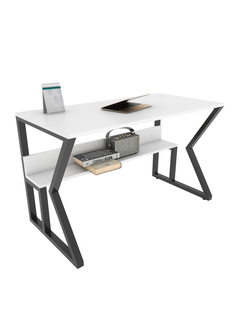 Decorotika Wake Computer Desk with a Metal Frame 120 cm | Work Table - Image 5