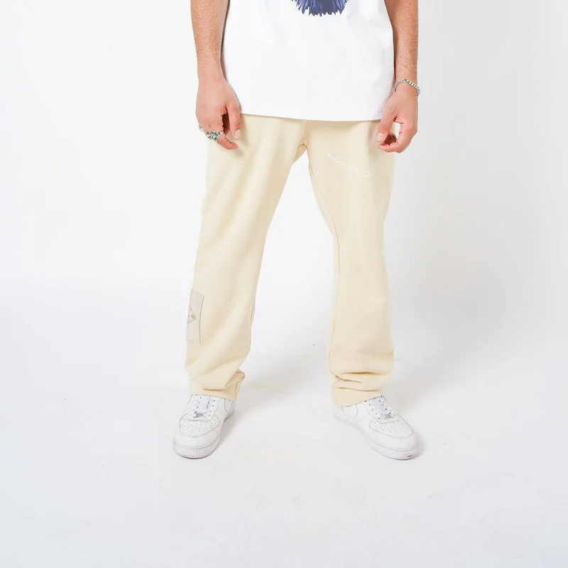 هاوس اوف سينمار Beige Pants With The Power Of Dreams Print