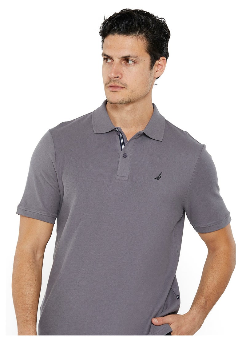 Men's Grey Short Sleeve Polo Shirt, Stylish Lightweight Summer Style - pzsku/Z792FC232A3998F204C75Z/45/1741766638/9106c085-f307-41d7-b19f-5e959b12adb1