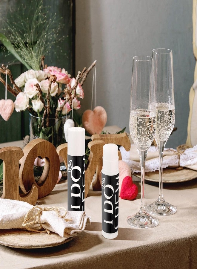 Suttmin 24 Pcs Bachelorette Lip Balm I Do Crew Wedding Party Gifts Bachelorette Lip Balm Gift Wedding Favors for Party Guest Supplies(Black with White) - Image 4