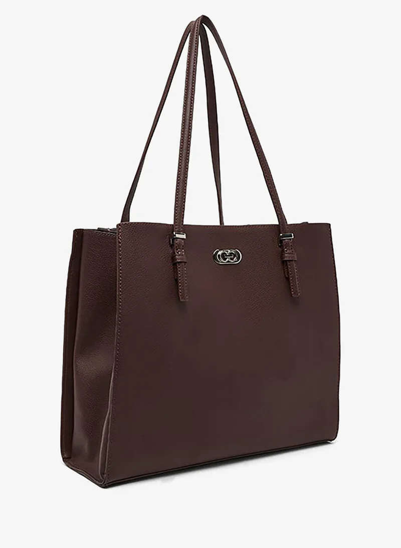 R&B Textured Shoulder Bag