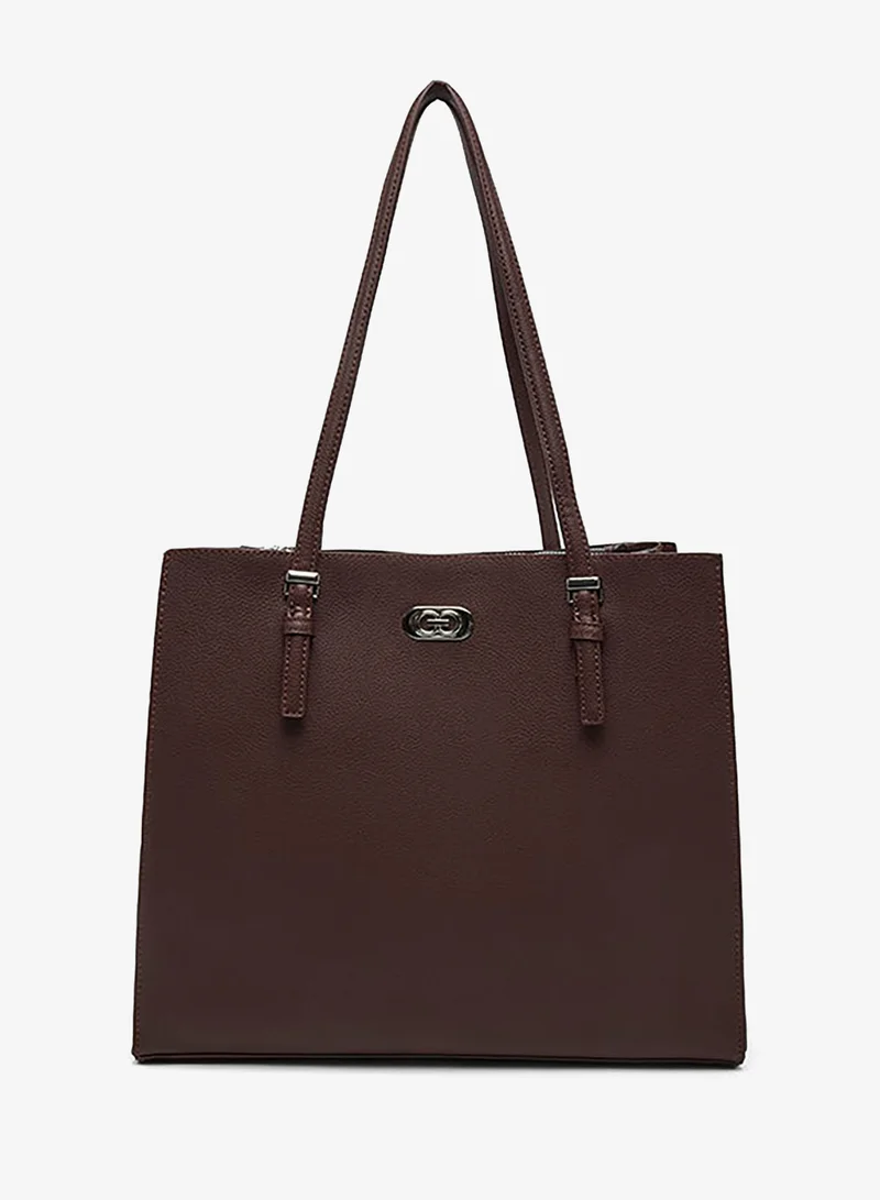 R&B Textured Shoulder Bag
