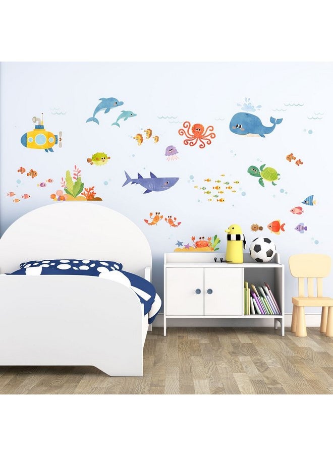 ملصقات حائط للأطفال من DECOWALL DS8-1611 Sea Adventure ملصقات حائط قابلة للإزالة وقابلة للتقشير واللصق لديكور غرفة نوم الأطفال وغرفة المعيشة - pzsku/Z792FEB8EA500FE8BDF32Z/45/_/1737031113/1de97b95-7c1a-47bf-906b-14c64e5791c1