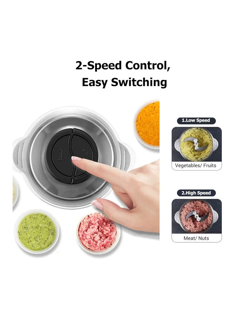 Gold Crest 2 liter stainless steel electric meat grinder and vegetable slicer - Image 3