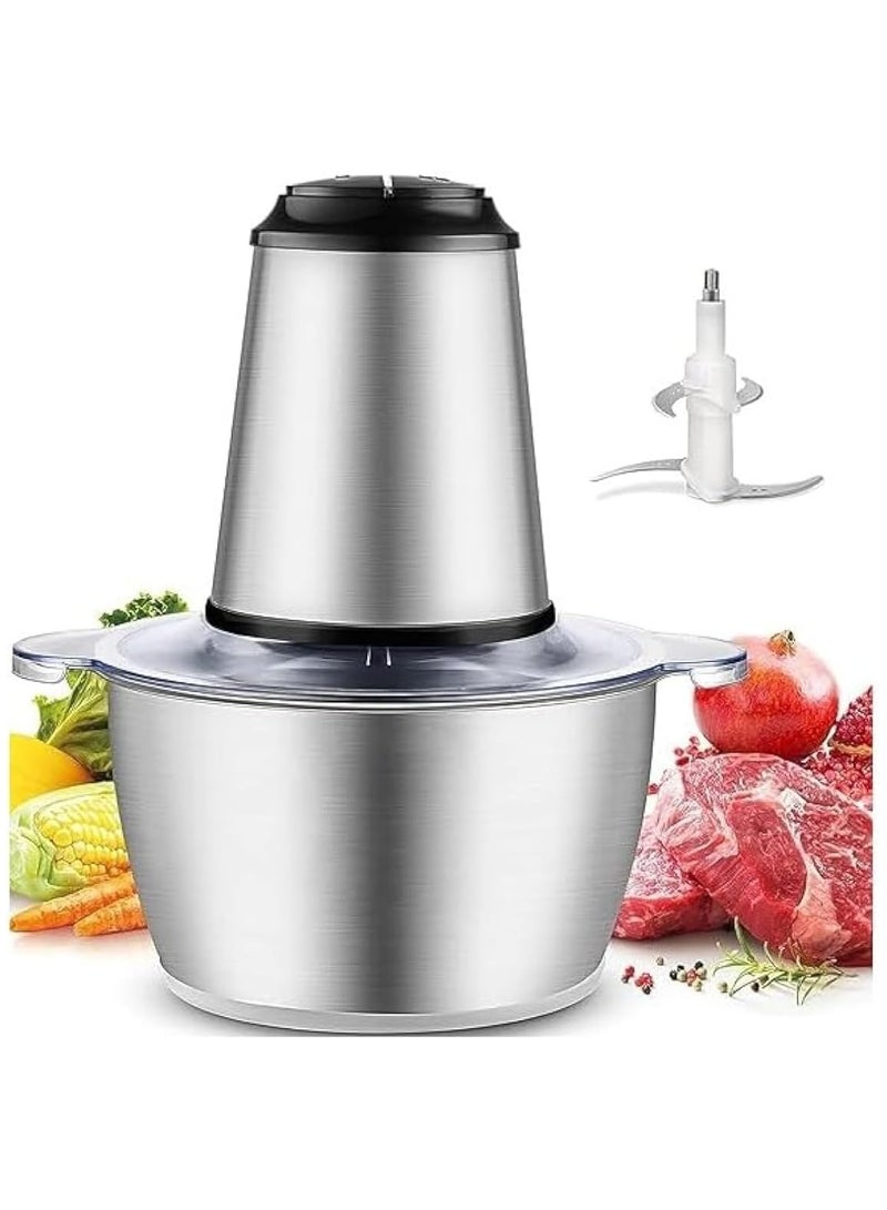 Gold Crest 2 liter stainless steel electric meat grinder and vegetable slicer - Image 1