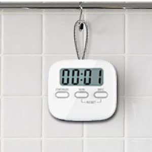 SCILLA SCILLA Digital Big Digit Kitchen Timer Stop Watch Magnetic Countdown Cooking Kitchen Timer with Louder Alarm Laboratory Timer Back Stand Hanging Hole for Cooking Multicolor  - Image 4