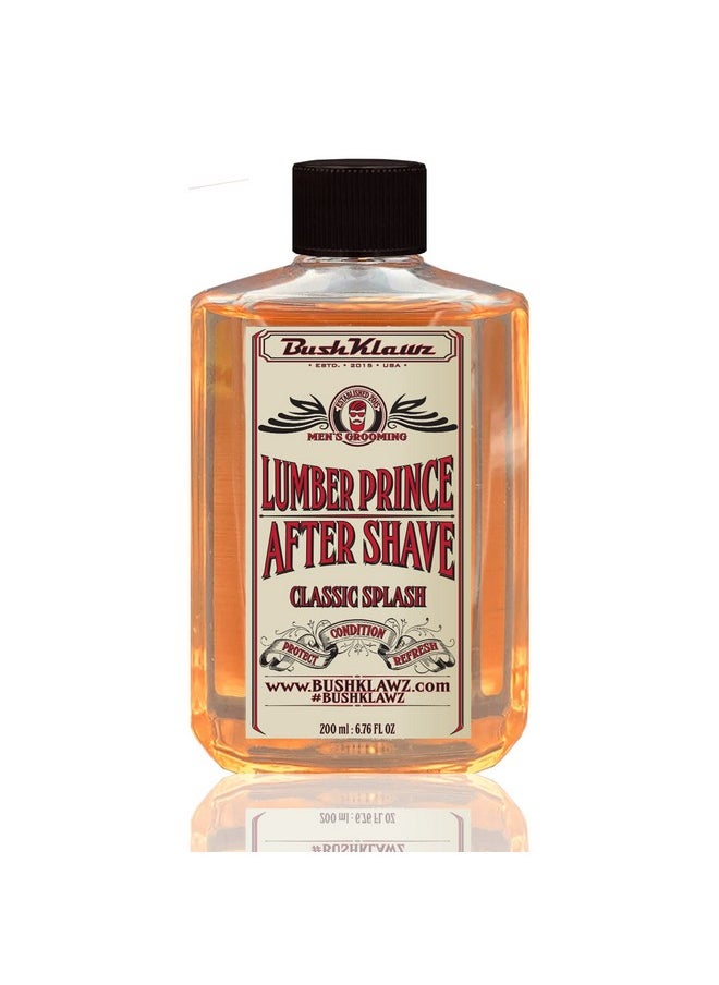 BushKlawz Ushklawz Classic Refreshing Cooling Soothing Barbershop After Shave Lotion Balm Toner Elixer Splash Lumber Prince  - Image 2