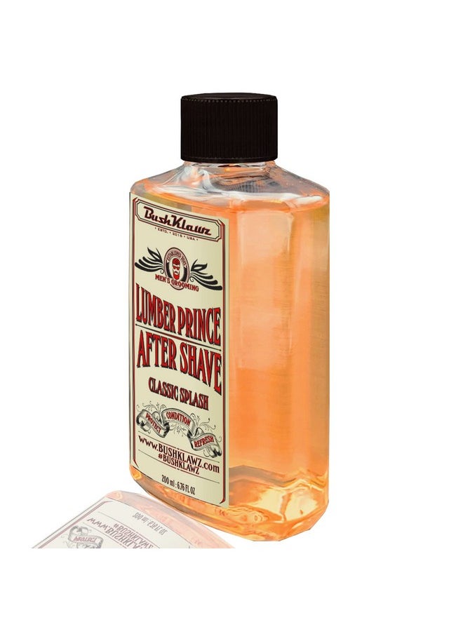 BushKlawz Ushklawz Classic Refreshing Cooling Soothing Barbershop After Shave Lotion Balm Toner Elixer Splash Lumber Prince  - Image 3